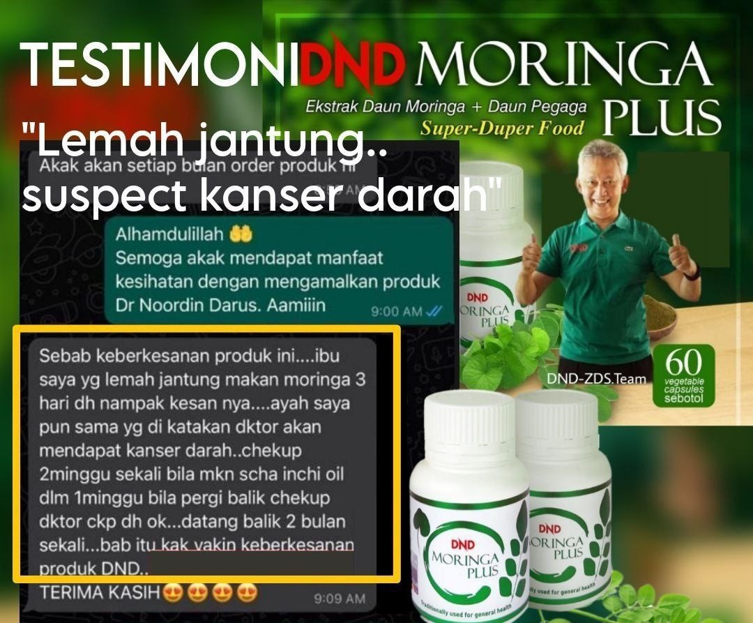 TESTIMONI DND MORINGA PLUS